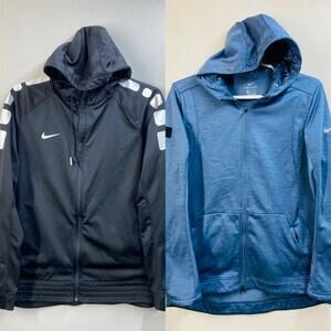 Bundle of 2 Nike hoodies Elite and KD basketball Black and Blue men’s XL